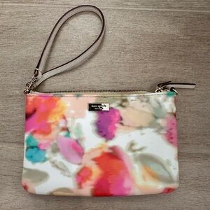 Kate Spade Multicolor Floral Wristlet Clutch